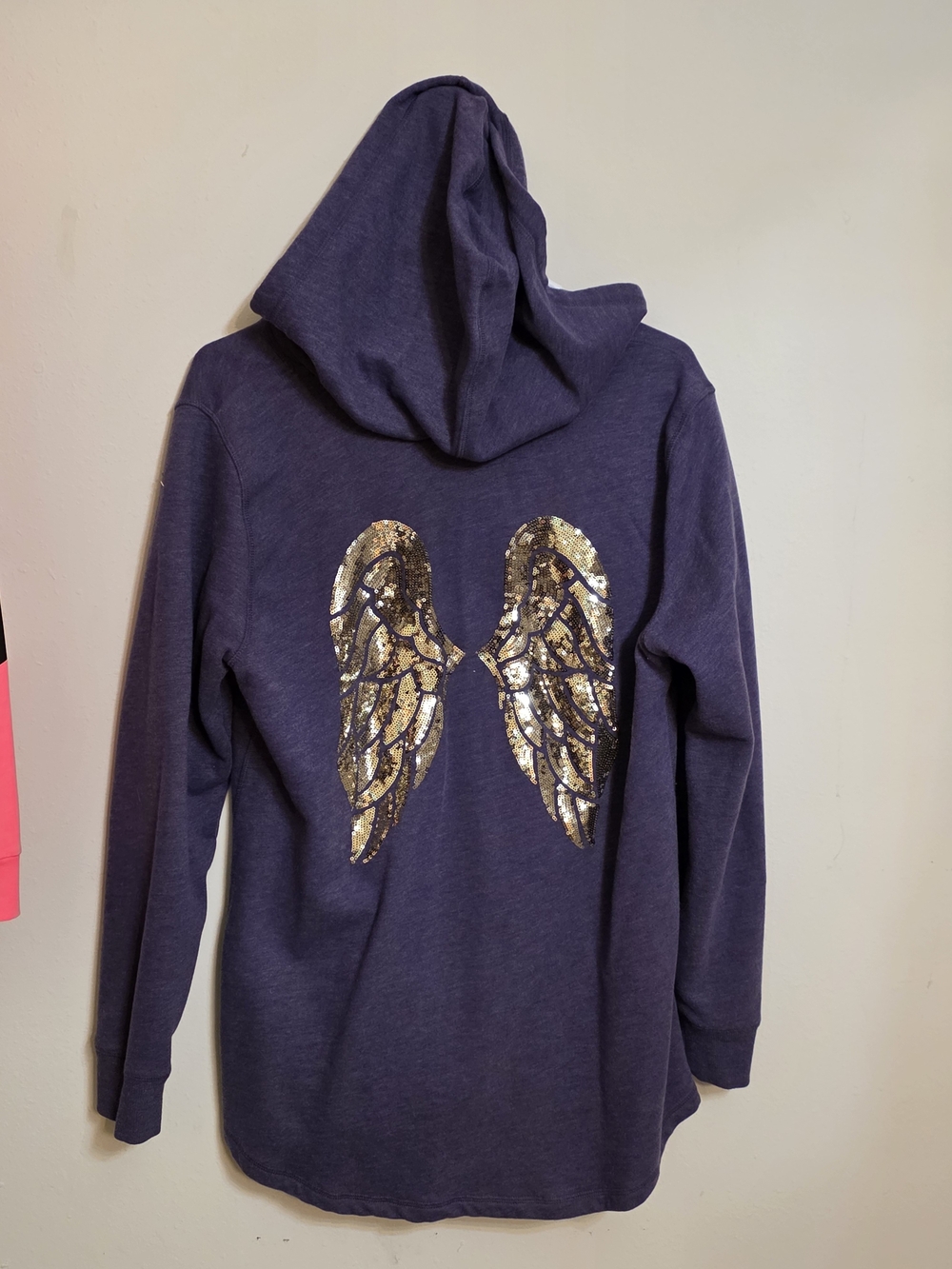 Victorias Secret Tunic With Gold Sequin Angel Wings - Picture 1 of 4